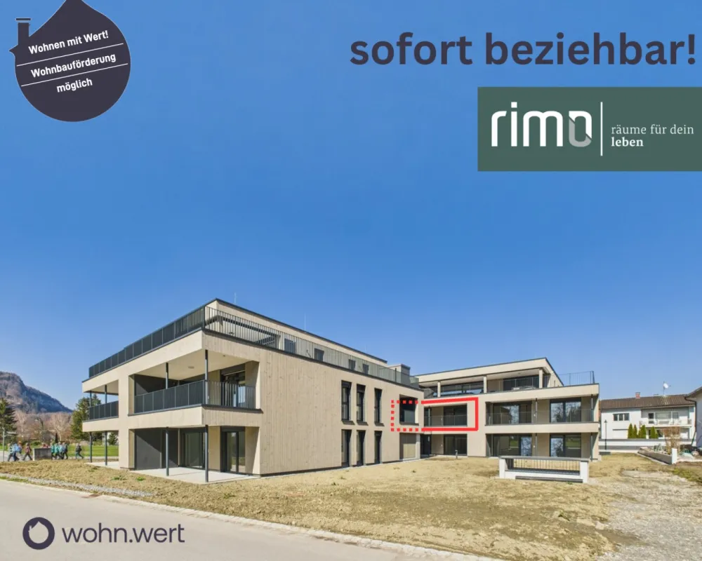 3-Zimmer-Terrassenwohnung in Götzis - Ruhelage / Top A7 - Bild 1