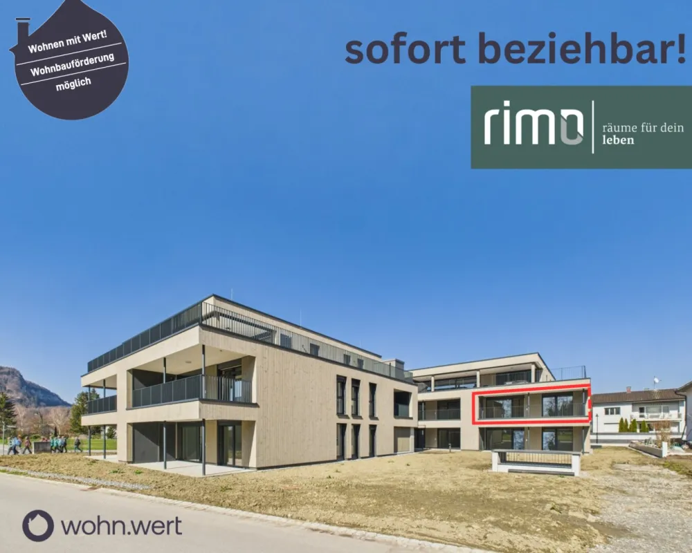3-Zimmer-Terrassenwohnung in Götzis - Ruhelage / Top A8 - Bild 1