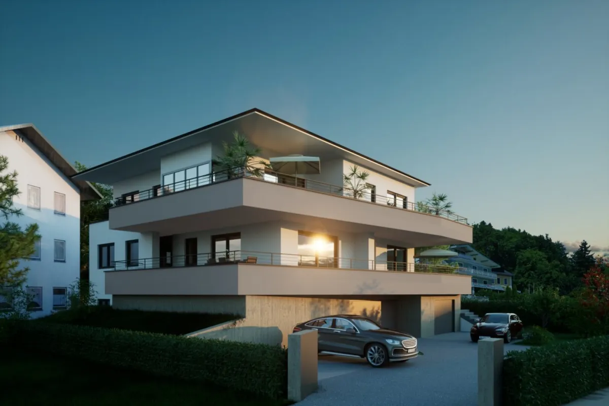 BEIM SEE WOHNEN - Wörthersee Penthouse mit Seeblick und Marinastellplatz (optional) - Bild 1