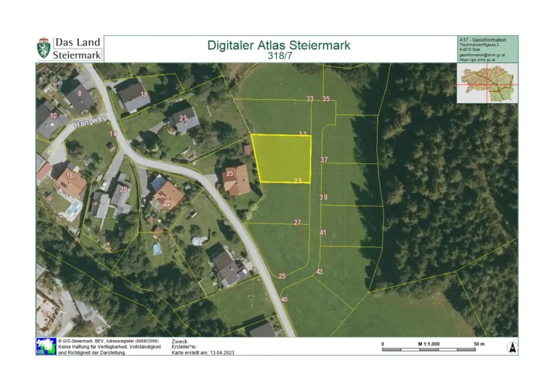 Baugrund mit 745 m² nahe Knittelfeld - Bild 1