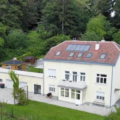 Jahrhundertwendehaus im Villenviertel – Waldrandlage, zentrumsnah, mit Sauna, Pool, Garagen und bester Anbindung - Wohnen und Arbeiten im Kurort - Bild 2