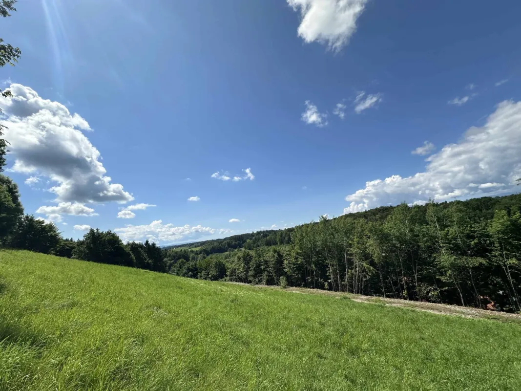 Ideales Grundstück für Einfamilienhäuser mit wunderschönen Weitblick nahe des Grazer Stadtrands am Kaiserbergs in Lannach - Bild 1
