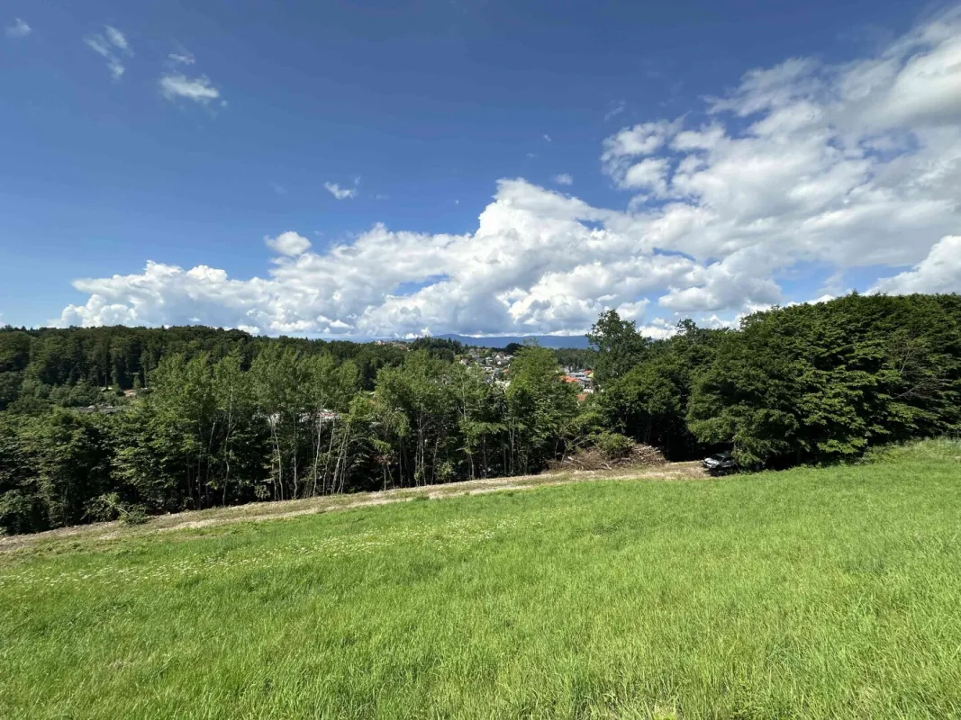 Sonniges Grundstück am Kaiserberg mit atemberaubendem Weitblick über Lannach - Bild 1