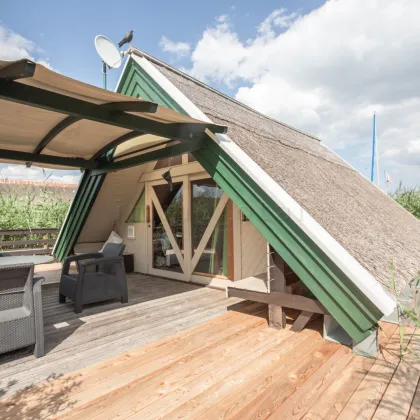 Spitzdachhütte mit Landzugang in Toplage der Romantika II - Bild 2