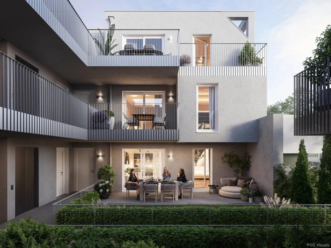 Moderne Erstbezug Neubauwohnung mit Balkon an der Alten Donau - Bild 1