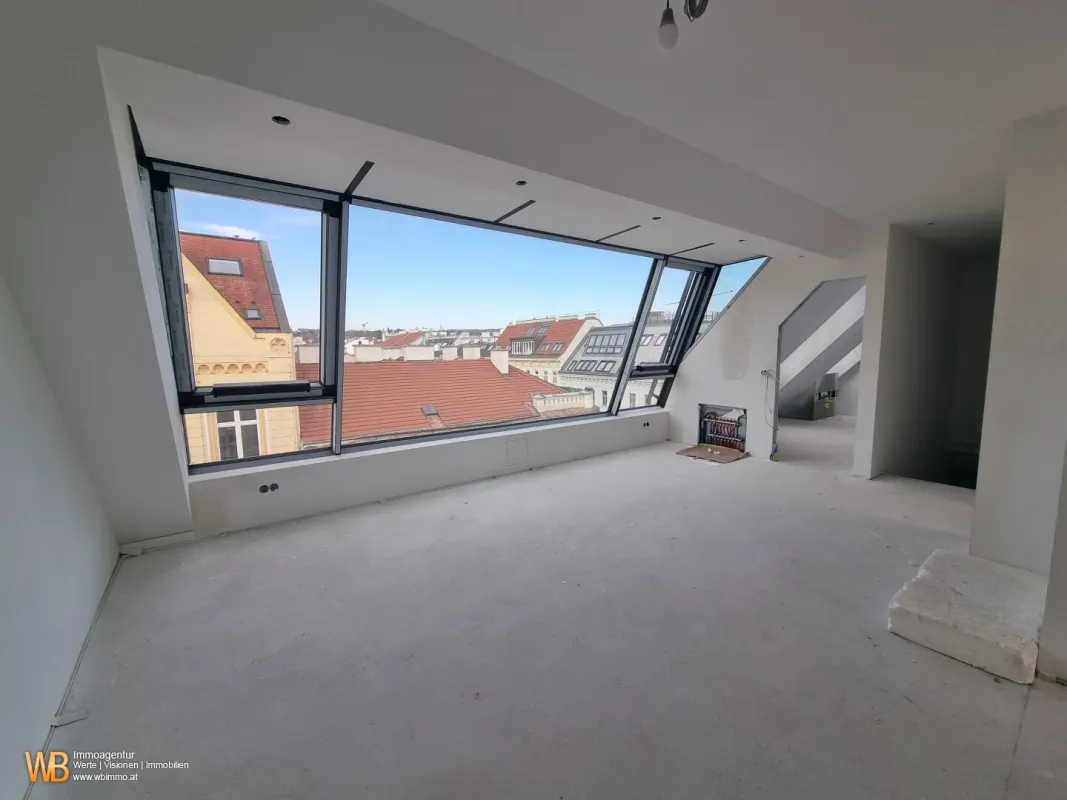 Top DG Wohnung mit Terrasse und Panoramafenstern - 3 Zimmer mit großem Küchen-Essbereich! Kein Gas mehr! Modernste Ausführung! Luft-Wasserwärmepumpe, Klima und Photovoltaik! - Bild 1