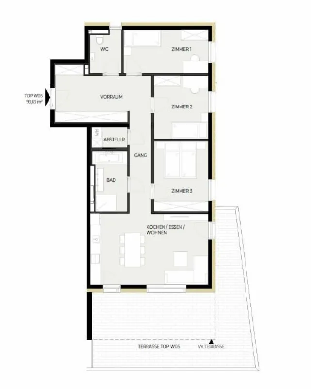 Provisionsfrei: 4-Zimmerwohnung (Top W05) - Jenbach SONNJOCH - Bild 1