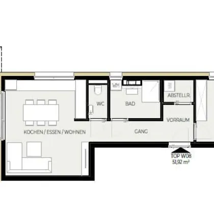 Provisionsfrei: 2-Zimmerwohnung (Top W08) - Jenbach SONNJOCH - Bild 3