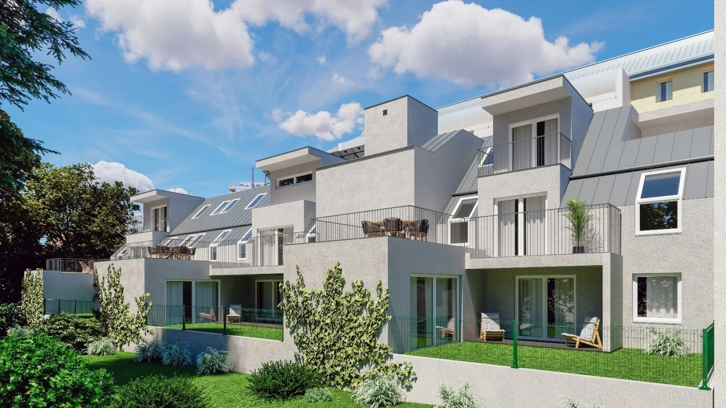 Baubewilligtes Bauträgergrundstück mit Vermarktungskonzept – Nähe obere Alte Donau - Bild 1