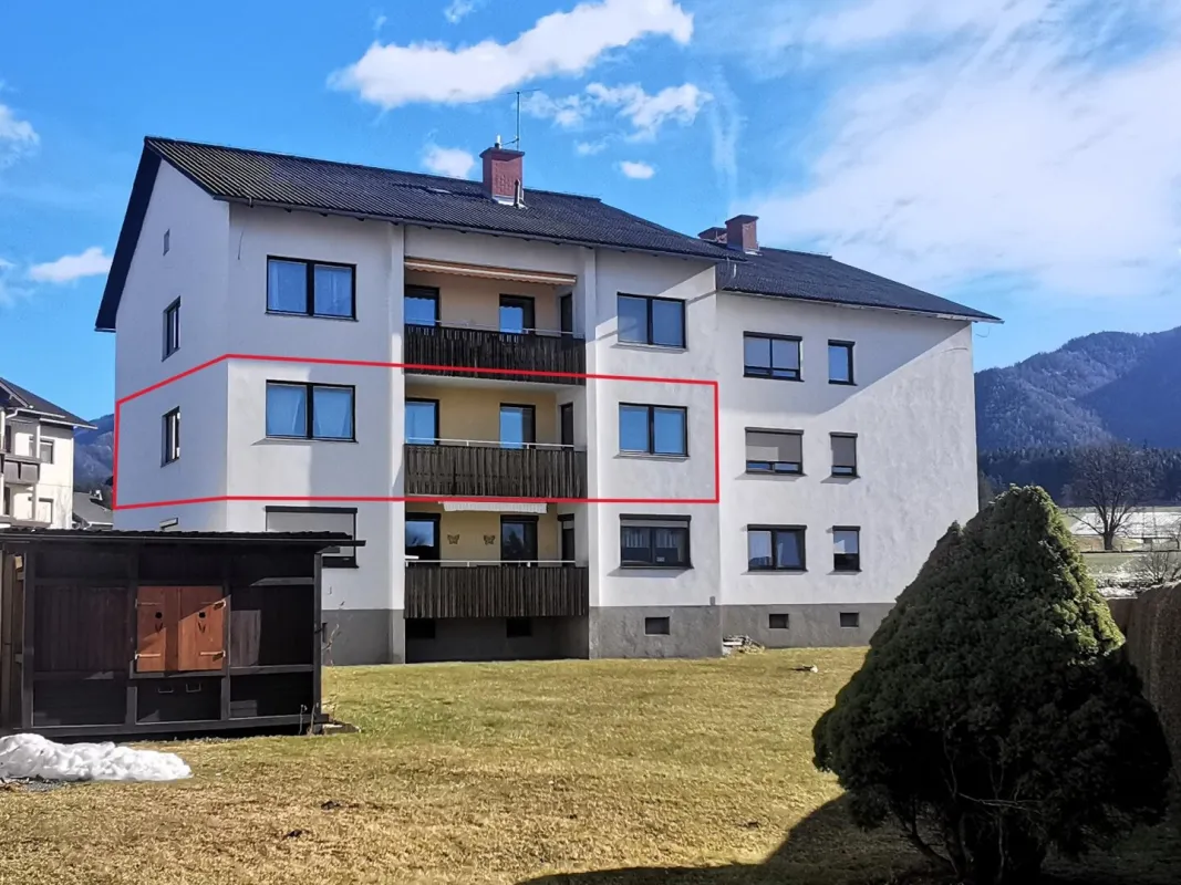 Sofort verfügbare 4 Zimmer ETW im 1. Stock - Loggia und Garage - Bild 1