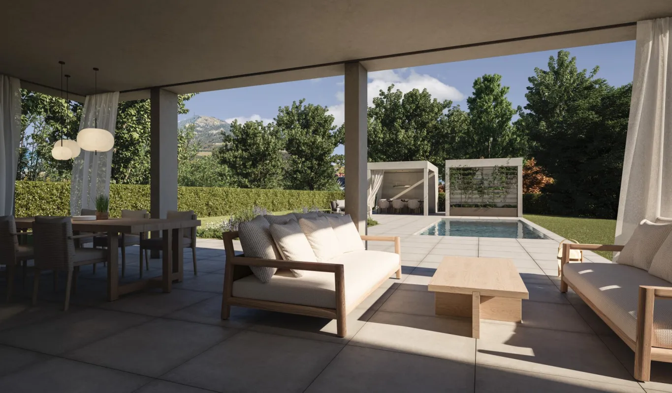 BAUSTART ERFOLGT - Exklusive Erstbezugs-Wohnung mit traumhaftem Garten & Pool direkt an der Salzach in der Josefiau! - Bild 1