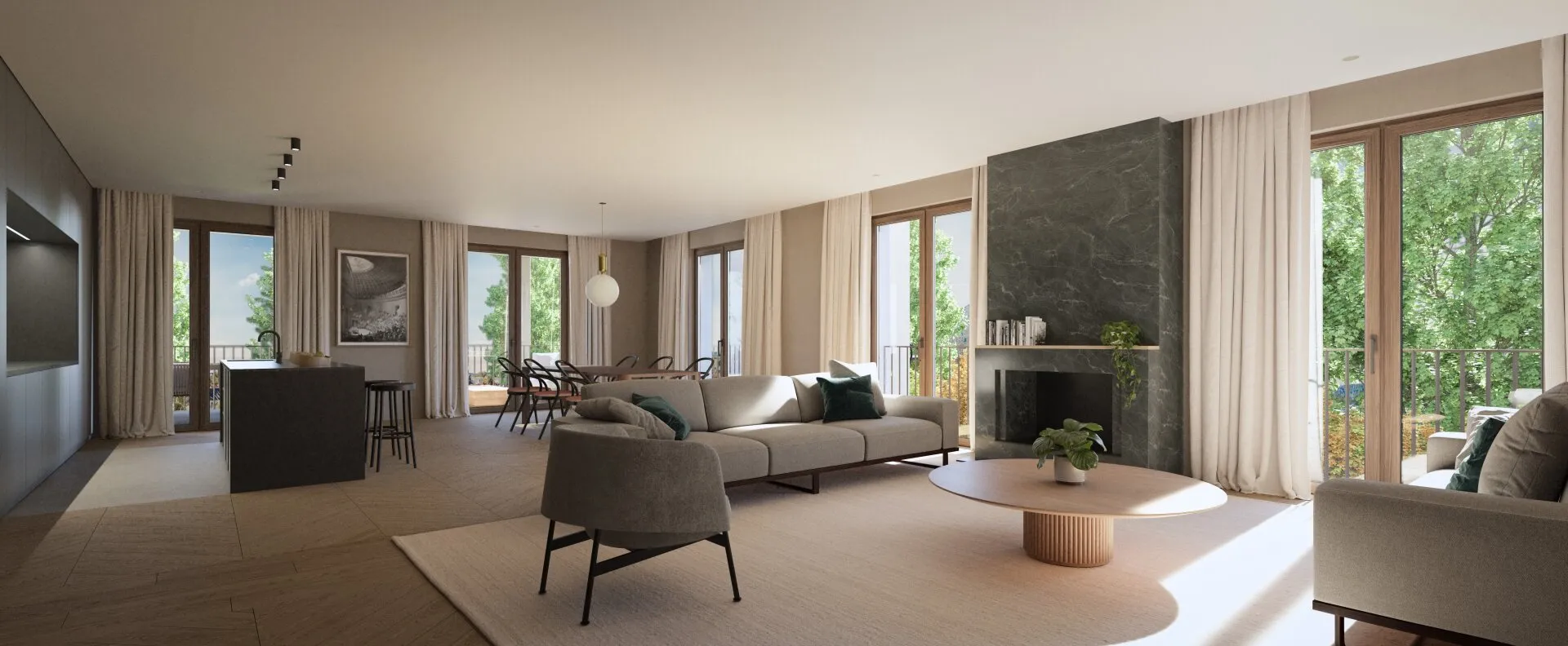 BAUSTART ERFOLGT - Direkt an der Salzach: Exklusive Erstbezugs-Wohnung mit ansprechender Terrasse in der Josefiau! - Bild 1