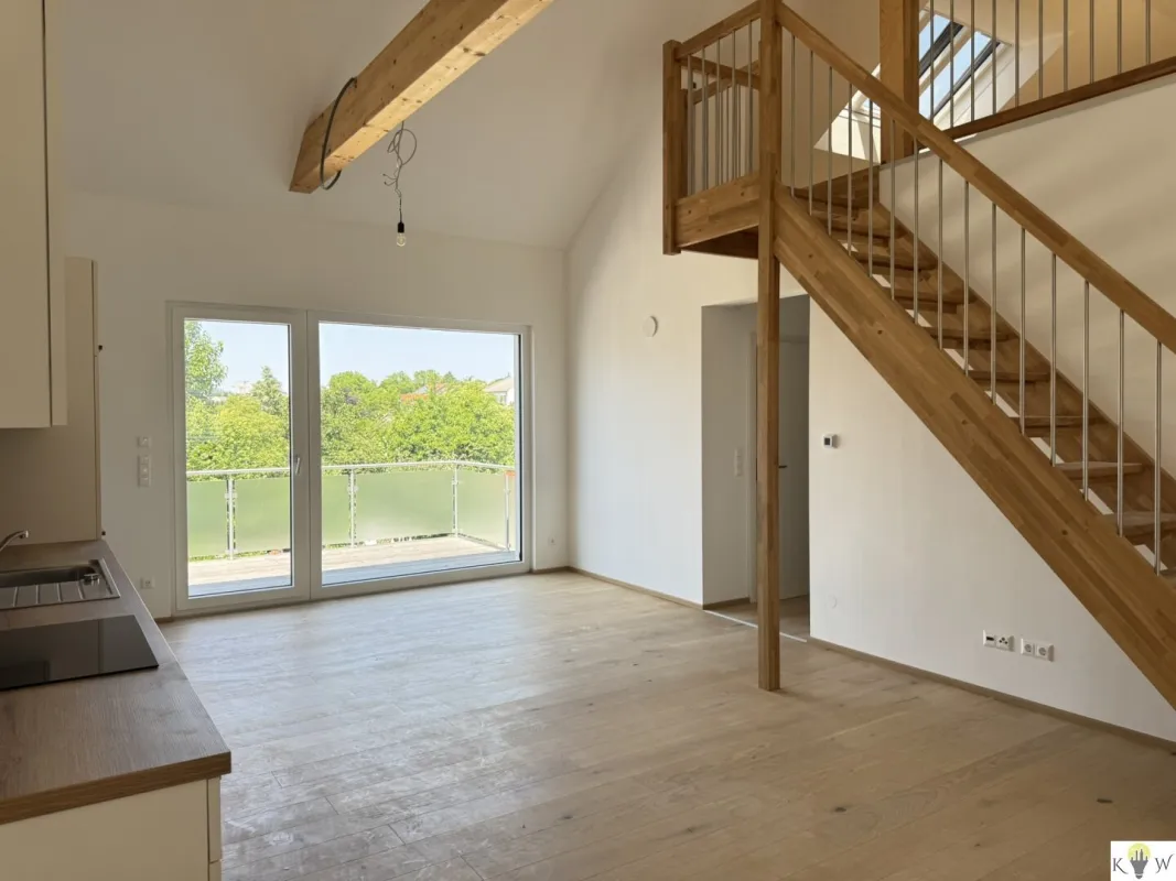 Exklusive energieeffiziente Maisonettewohnung mit beeindruckender Galerie und großer Terrasse - Erstbezug - Bild 1