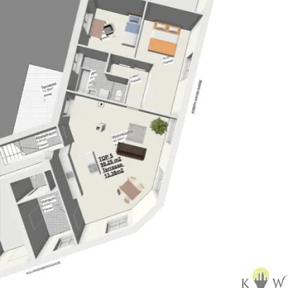 Barrierefreie "energieeffiziente" Wohnung mit Flair - Erstbezug nach Sanierung - Bild 2