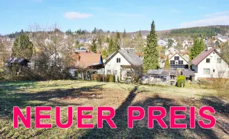 Baugrundstück mit Ausblick in zentraler Ruhelage in Pressbaum