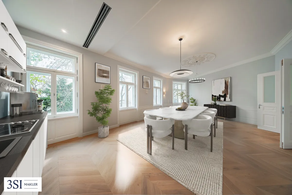 Grand Park Residence: Edle 3-Zimmer-Wohnung mit Balkon - Bild 1