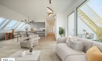 Modern Living - Exklusive Penthouse-Wohnung mit Weit- und Grünblick - Ruhelage