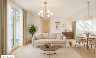 Sonnige 3-Zimmer-Dachgeschoßwohnung mit Dachterrasse und Whirlpool!