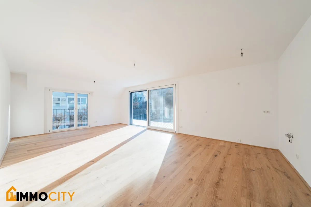 Neuer Preis! Dachtraum, 2 Zimmer-Wohnung + 17 m² Balkon, Erstbezug, Erstklassige Ausstattung, Neubau, luxuriös + Garage - Bild 1