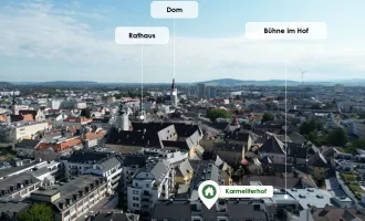 Moderne 2-Zimmer-Wohnung in idealer Lage! Karmeliterhof - Neubauwohntraum beim Rathausplatz