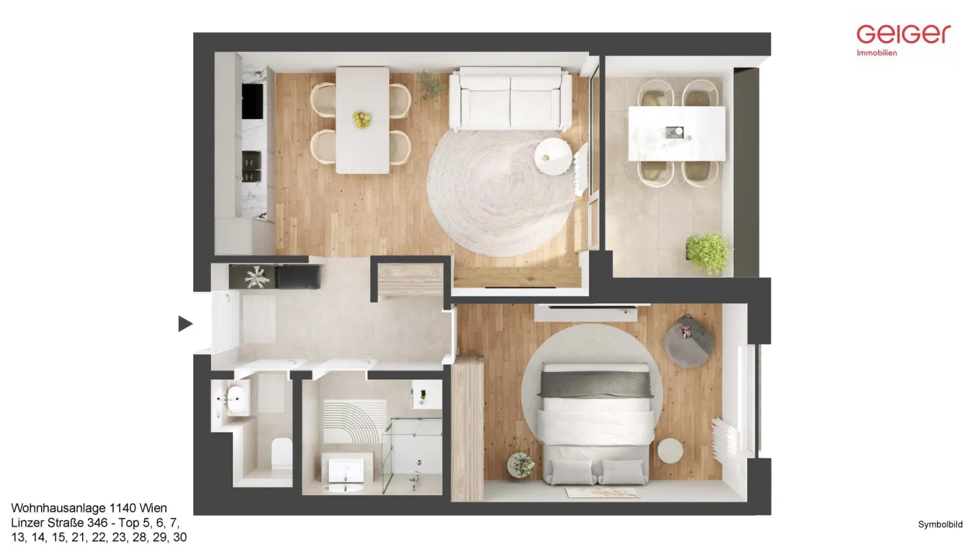 ERSTBEZUG: 2 Zimmerwohnung im 14. Bezirk - Top 29 - Bild 1