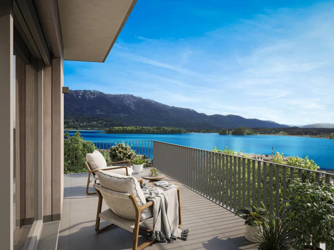 Traumhafte Erstbezugswohnung in Egg am Faaker See mit Balkon & Seeblick - Bild 1