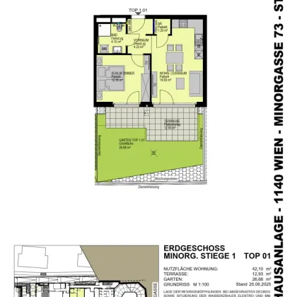 Gemütliche 2-Zimmer-Wohnung mit Garten - Top 1.01 - Bild 2