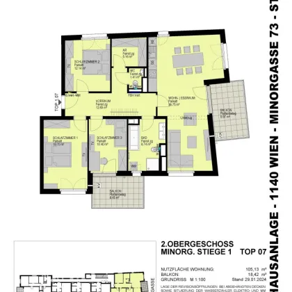 ERSTBEZUG - Großzügige 4-Zimmer-Wohnung - Top 1.07 - Bild 2