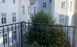 1040 WIEN: Traumhaft renovierte 3,5-Zimmer-Altbauwohnung mit Balkon in Top-Lage vis-à-vis WKO in wunderschönem Otto-Wagner-Haus