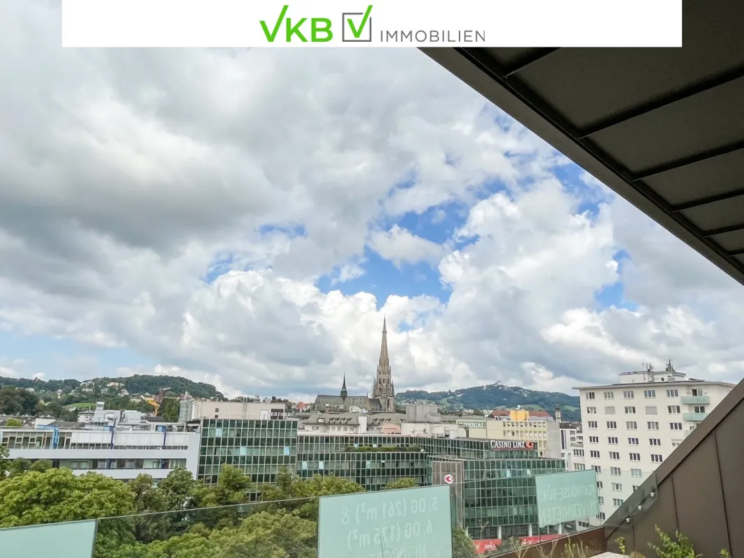 Exklusiv: Klimatisiertes Penthouse-Büro mit Dachterrasse - Bild 1