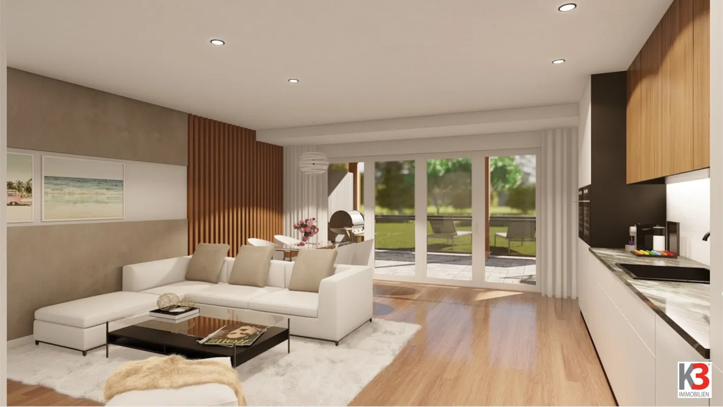 K3 - WUNDERSCHÖNE 3 ZIMMER-WOHNUNG im OG mit großer Terrasse. NEUBAUPROJEKT RESIDENZ ST. MICHAEL Moderne Wohnanlage am Fuße des Magdalensberges. - Bild 1