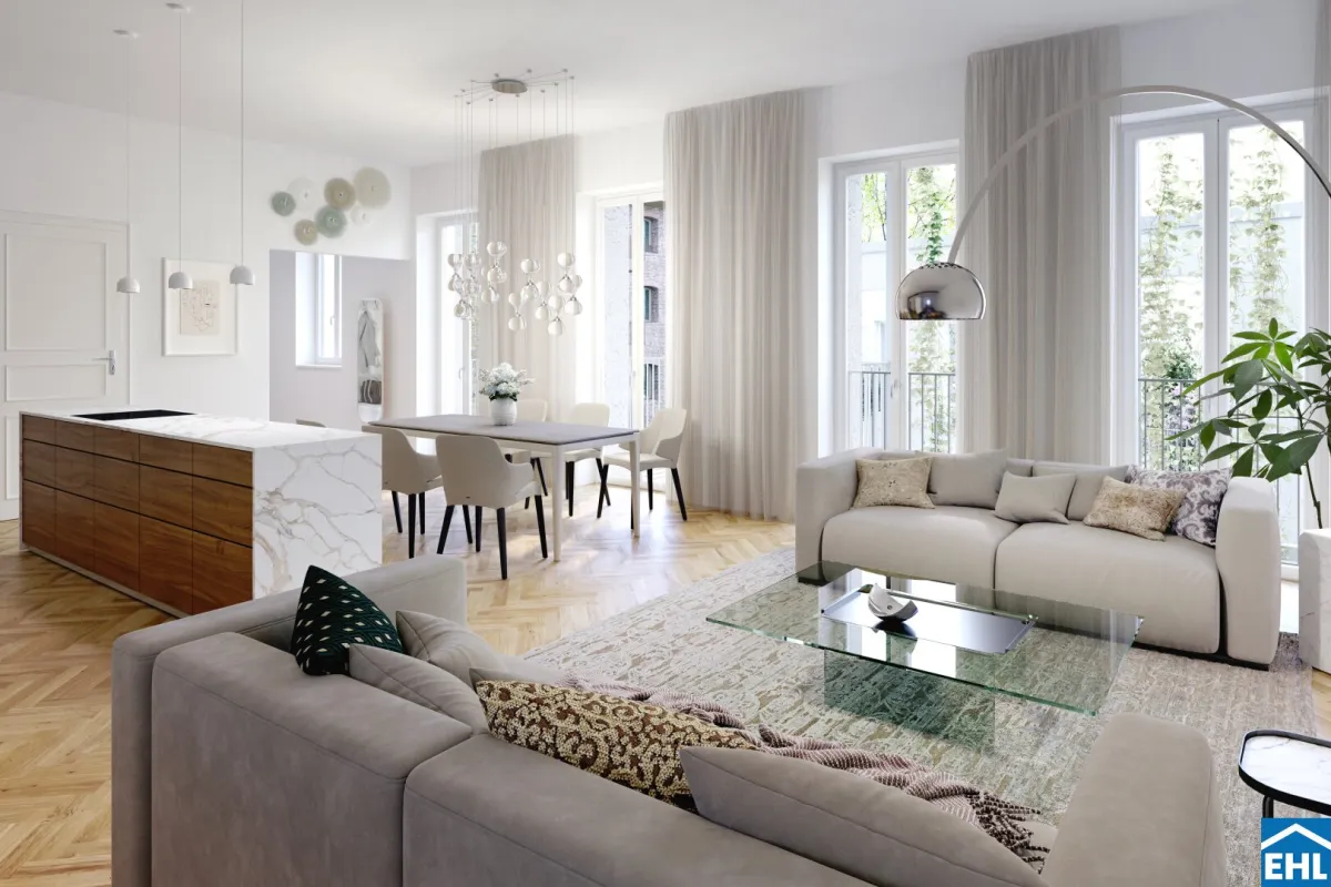 Exklusives Wohnen im Apostelhof! Altbau trifft auf modernen Neubau - Bild 1