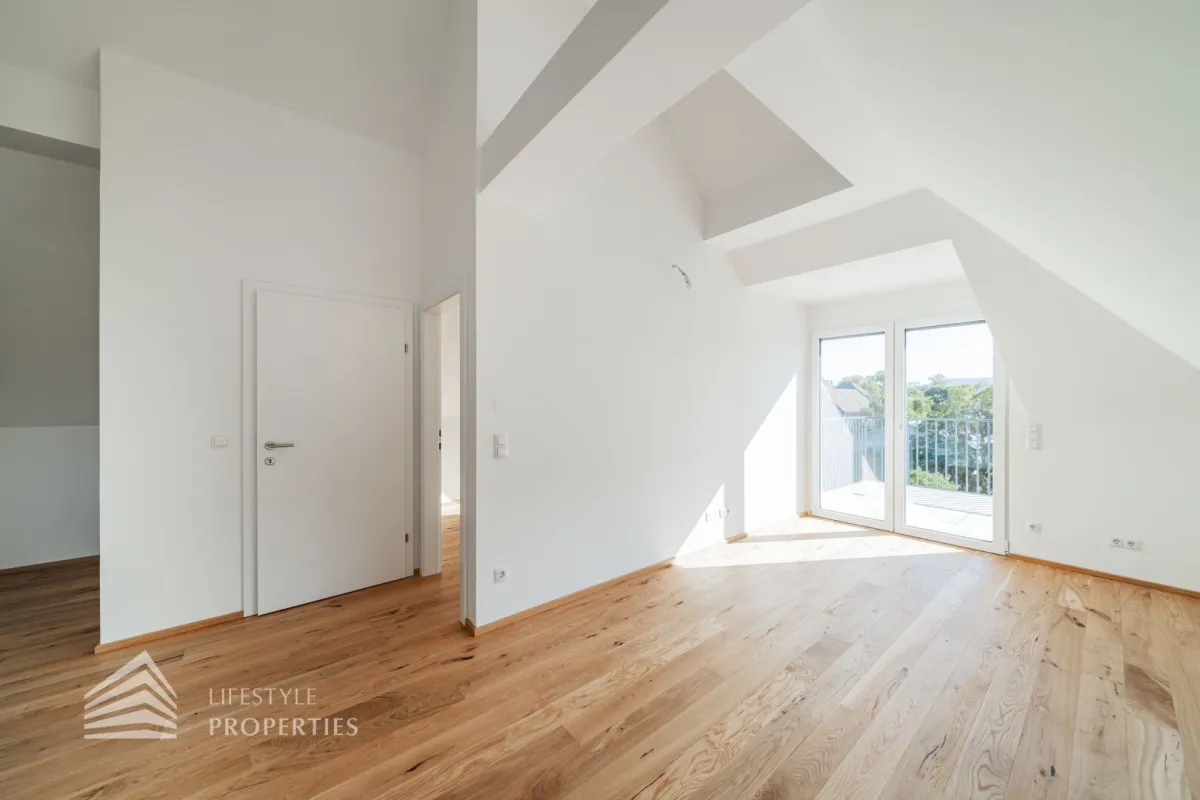 Erstbezug! 2,5-Zimmer Dachgeschosswohnung mit Garten und Terrasse, Nähe Fridtjof Nansen Park - Bild 1
