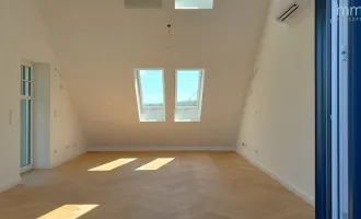 Fertigstellung! - exquisite Dachgeschosswohnung mit Terrasse im noblen Ambiente des Hietzinger Cottage