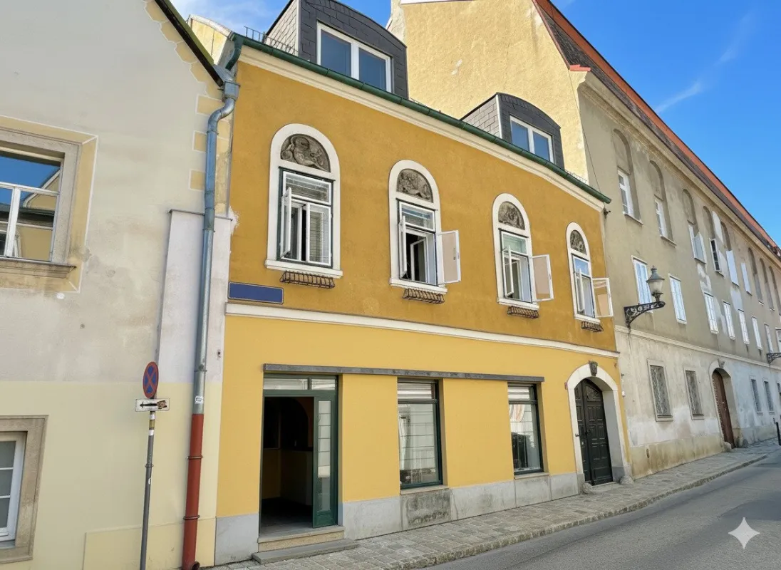 Wohn- und Geschäftshaus auf drei Ebenen I EG mit Geschäft, Auslagen und Lager I darüber 2 große Büro-/oder Wohnetagen - Bild 1
