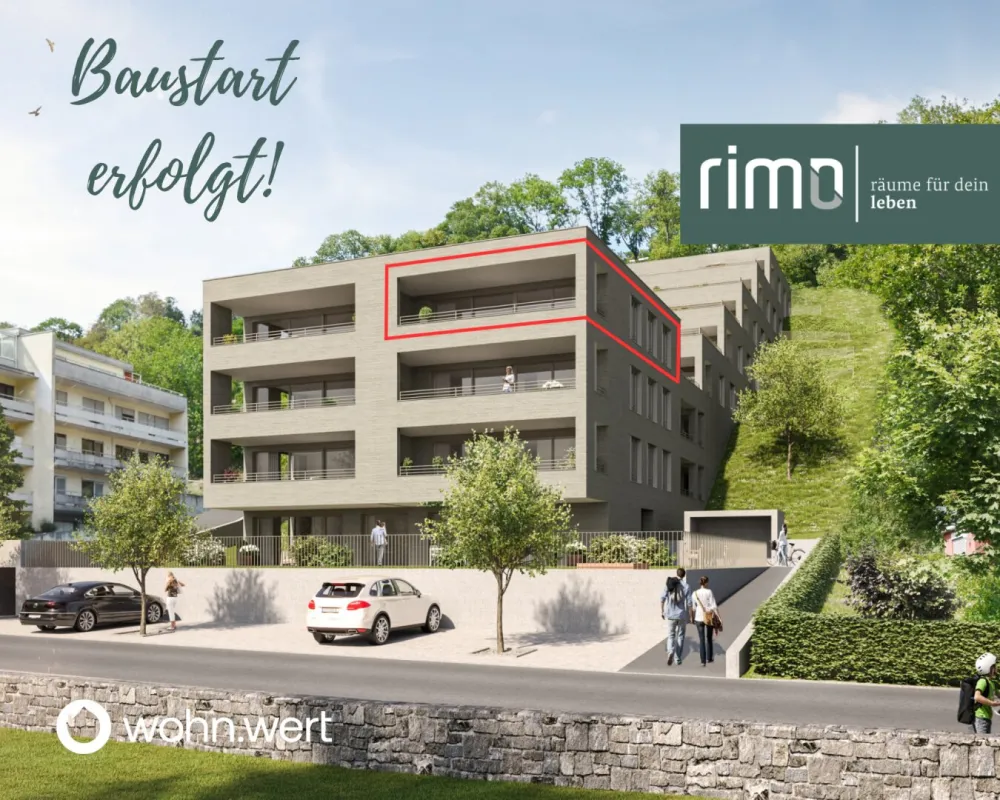 Wohnanlage "Hillside" - Traumhafte 3-Zimmerwohnung mit großzügiger Terrasse - Top 11 - Bild 1