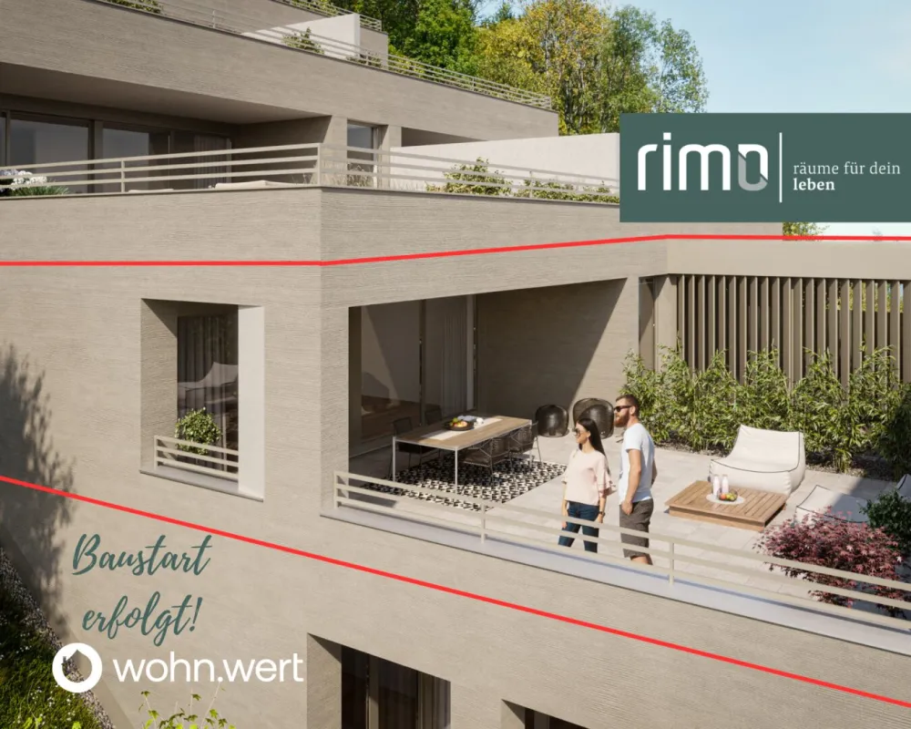 Wohnanlage "Hillside" - Traumhafte 4-Zimmerwohnung mit riesiger Terrasse - Top 12 - Bild 1