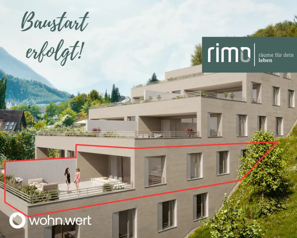 Wohnanlage "Hillside" - Traumhafte 3-Zimmerwohnung mit imposanter Terrasse - Top 15 - Bild 1