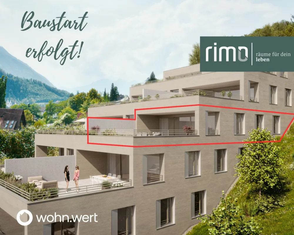 Wohnanlage "Hillside" - Traumhafte 3-Zimmerwohnung mit imposanter Terrasse - Top 17 - Bild 1