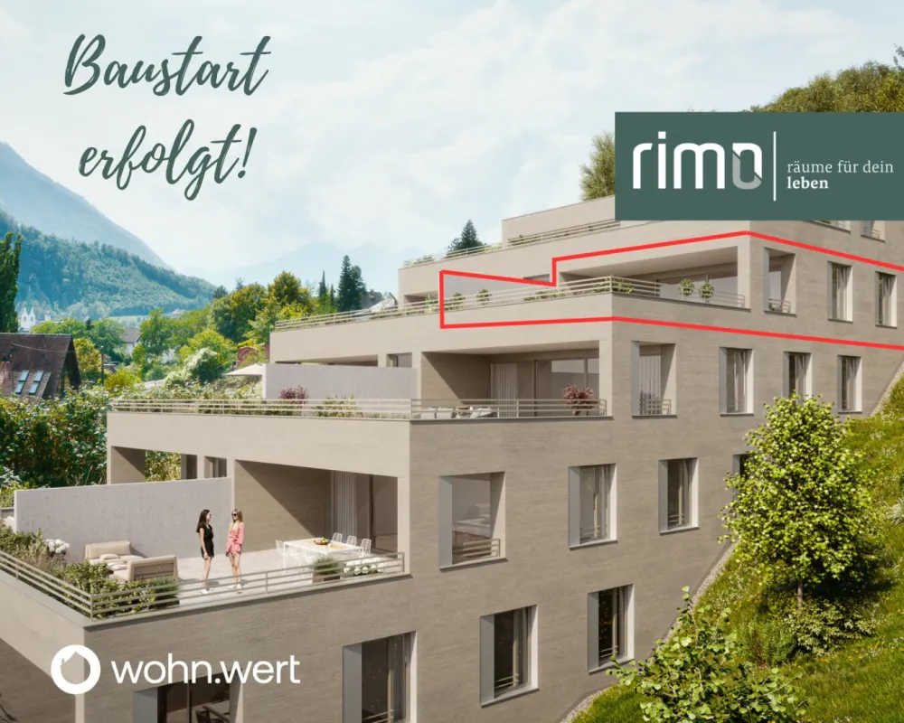 Wohnanlage "Hillside" - Traumhafte 3-Zimmerwohnung mit imposanter Terrasse - Top 19 - Bild 1