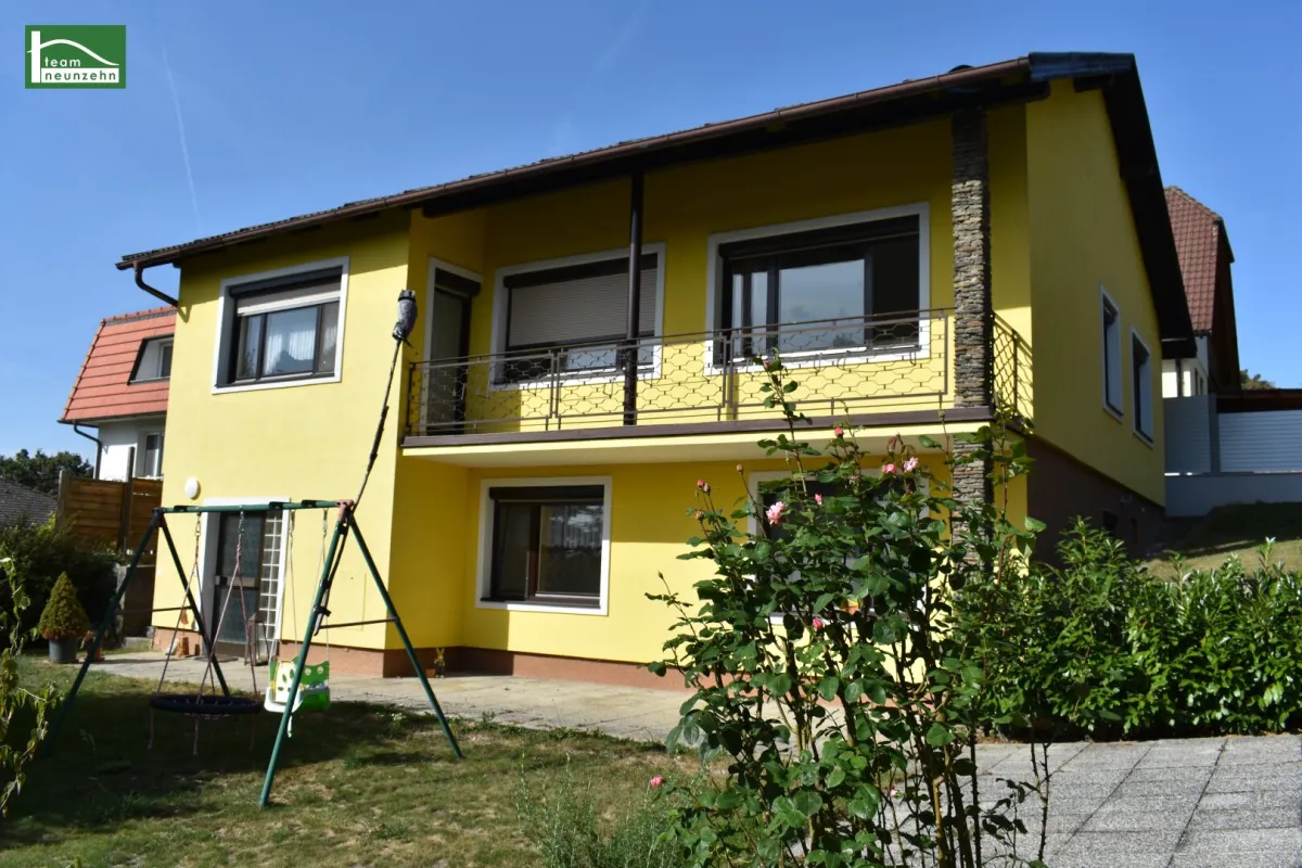 Einfamilienhaus-Fernsicht, Traumlage, 4 Zimmer + ausgebautem Wohnkeller in Großhöflein. - Bild 1