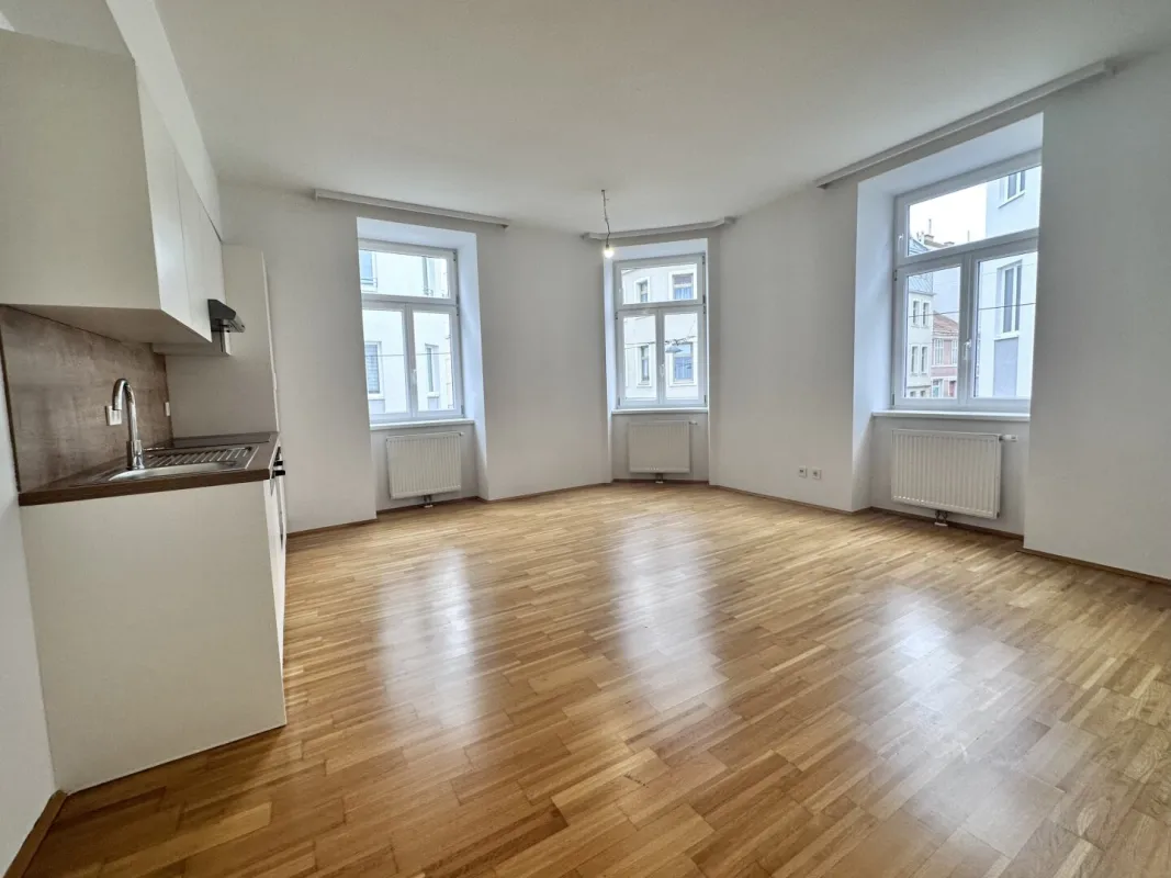 Charmante 53m² Altbauwohnung, 2 Zimmer, neue Einbauküche & Lift - Bild 1
