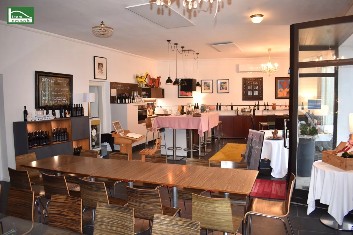 Gepflegtes Geschäftslokal in 7051 Großhöflein: ca. 140 m² NFL, unterkellert, großer Verkaufsraum, Büro, Garage, Parkplatz & mehr! - Bild 1