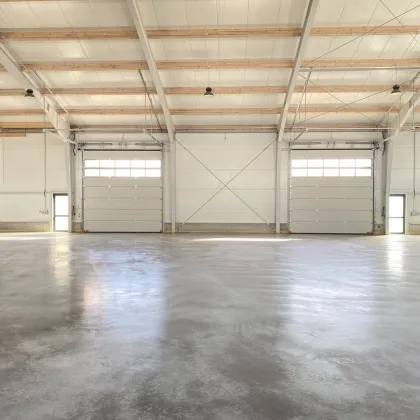 HALLE für Lagerung oder Produktion + BÜRO gleich bei Wien Nord // 50 kWp Photovoltaik + Luftwärmepumpe // Nähe G3, Autobahn, Brünner Straße - Bild 3