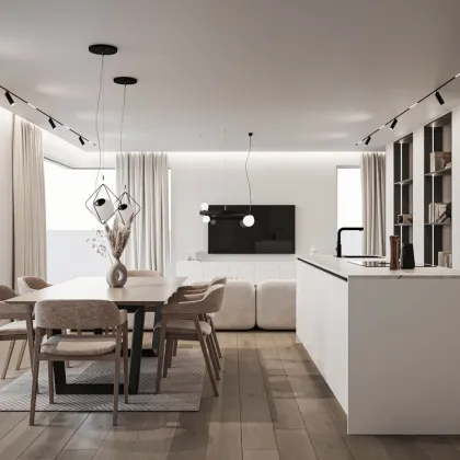 Exklusive Doppelhaushälften mit Traum-Ausblick auf die Burg Liechtenstein – schlüsselfertig mit Terrasse, Garten & Balkon! 4–5 Zimmer für höchste Wohnansprüche! - Bild 3