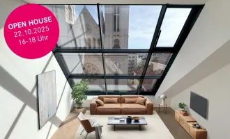 Spektakuläre Dachgeschoßmaisonette mit Terrassentraum und Blick auf die Canisiuskirche