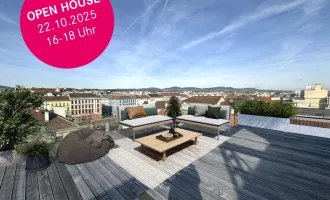 Einzigartige Dachgeschoss-Maisonette mit Weitblick – Wohnen über den Dächern Wiens