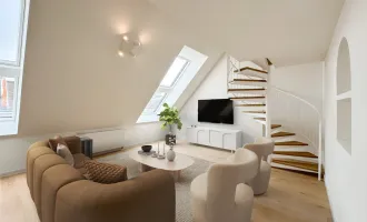 Helle 2-Zimmer-Maisonettewohnung im Dachgeschoß in Top Lage