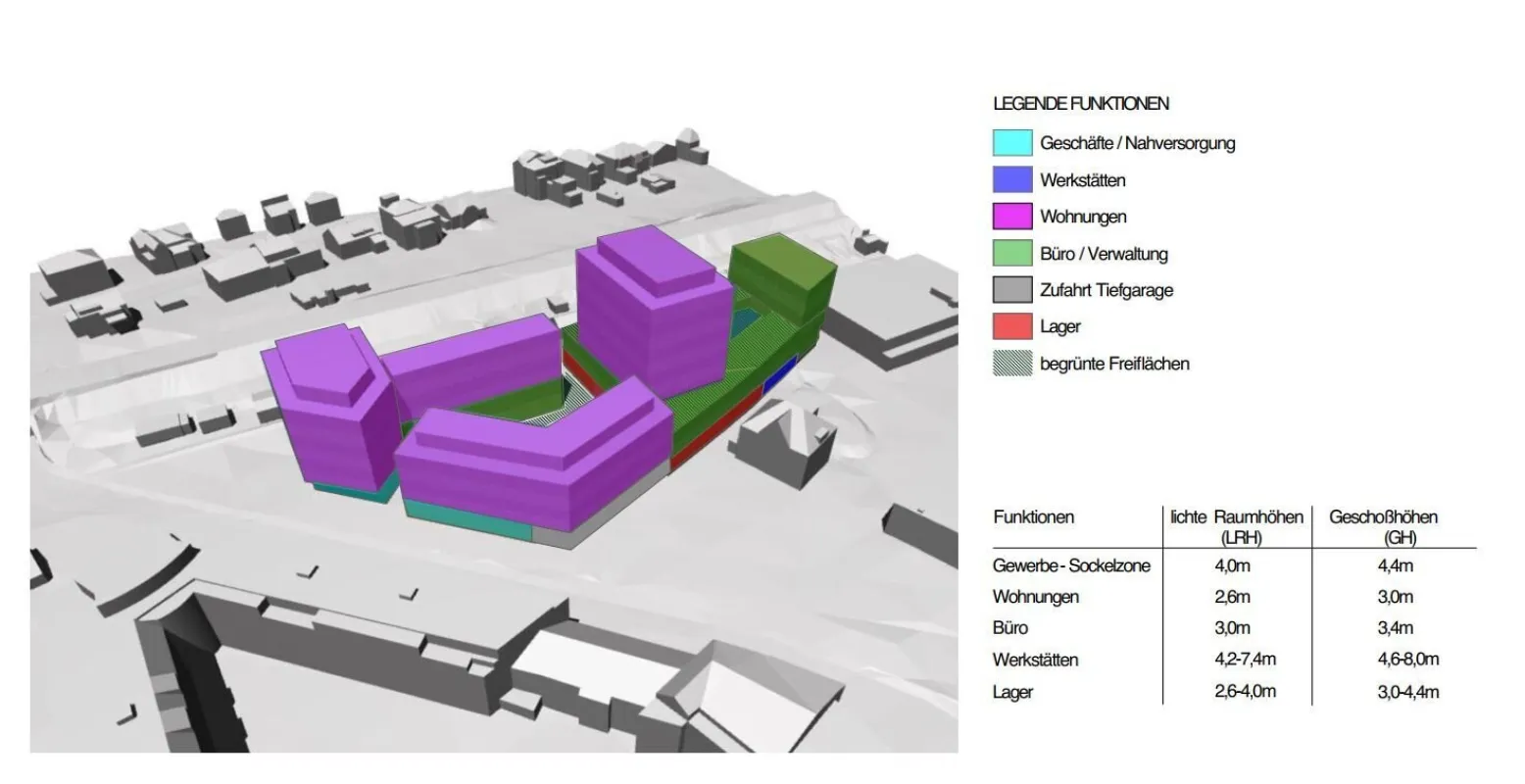 Produktive Stadt - Gewerbe in der Stachegasse - Bild 1