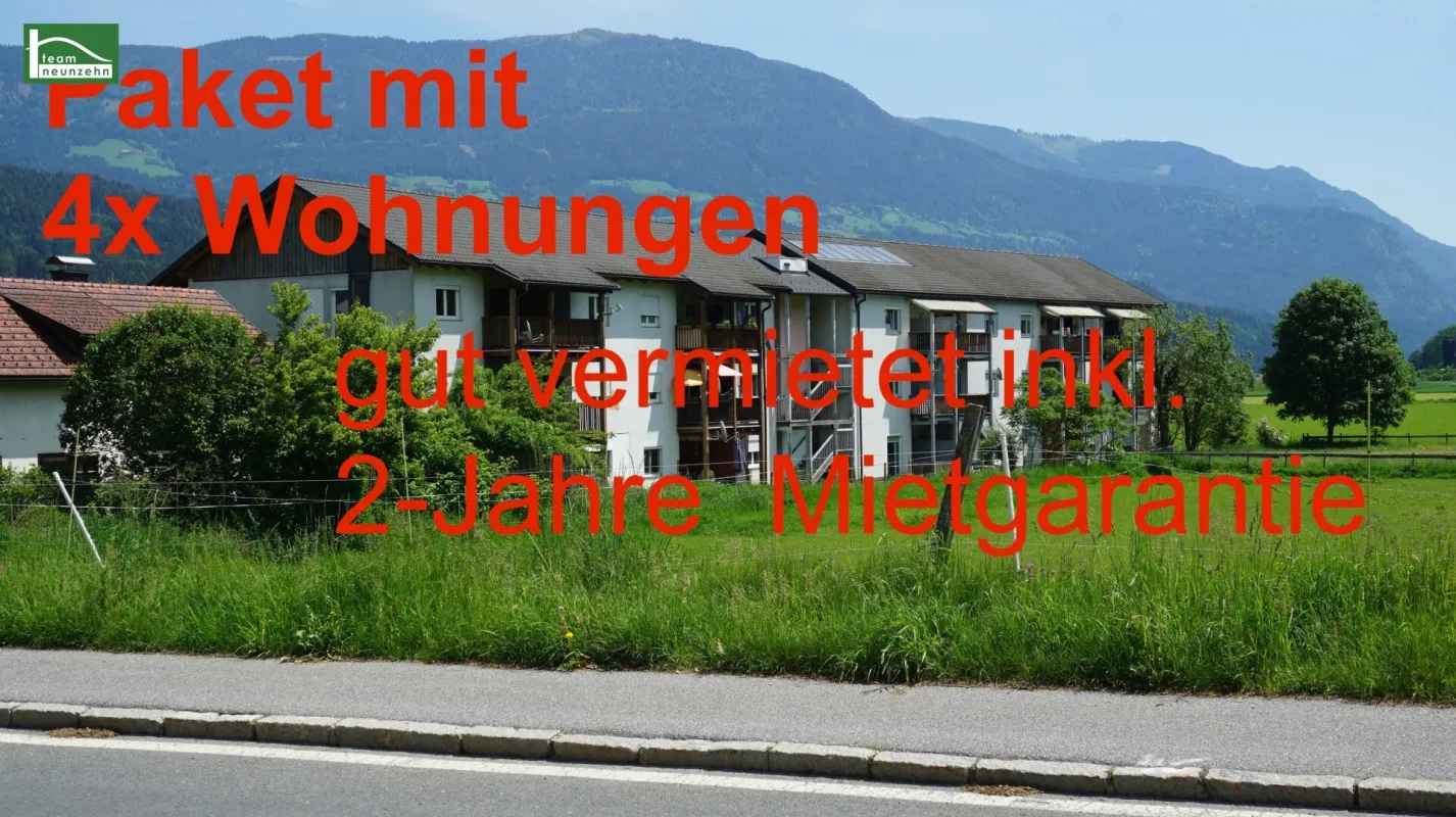 4x 2-Zimmer Wohnungen mit Mietgarantie für 48 Monate mit 4% Rendite. Solide Anlage. (14 Whng. bereits verkauft). - Bild 1